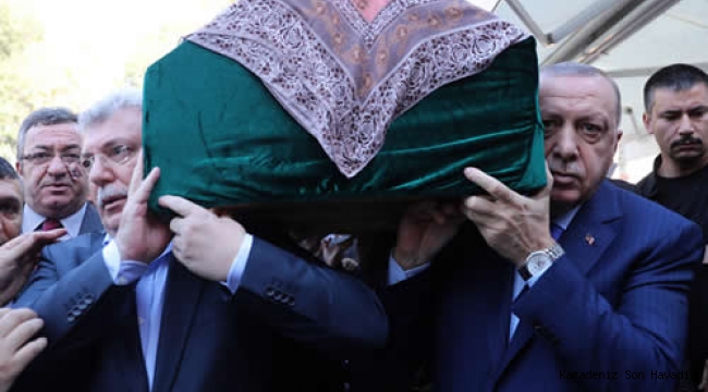 Cumhurbaşkanı Erdoğan, Nevin Akbaşoğlu’nun cenaze törenine katıldı