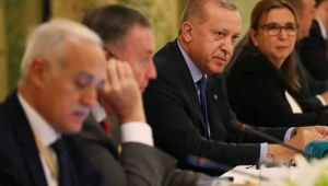 Cumhurbaşkanı Erdoğan, Türk ve ABD’li iş insanları ile bir araya geldi