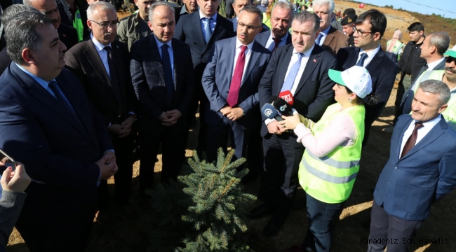 “Geleceğe Nefes Ol” Etkinliği ile Rize’de Binlerce Fidan Dikildi