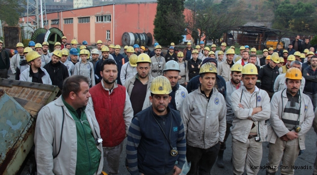 GMİS Armutçuk'ta madenciyi ziyaret etti