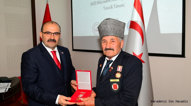 Kıbrıs Gazileri için Madalya ve Berat Tevcih Töreni Düzenlendi