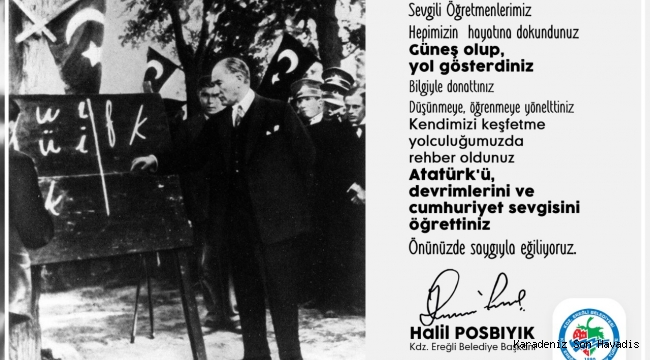 POSBIYIK, ÖĞRETMENLER GÜNÜ'NÜ KUTLADI