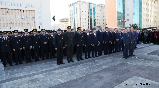 RİZE, ATATÜRK’Ü SAYGIYLA ANDI…