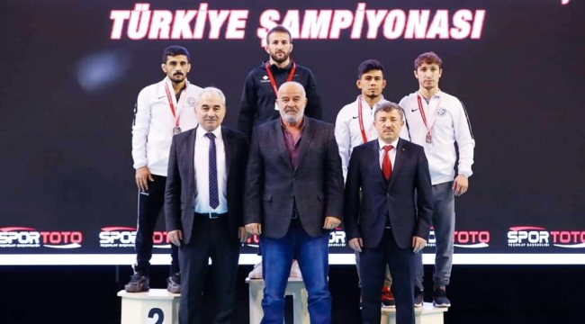 ÇAYKURSPOR GÜREŞTEN 4 TÜRKİYE ŞAMPİYONU