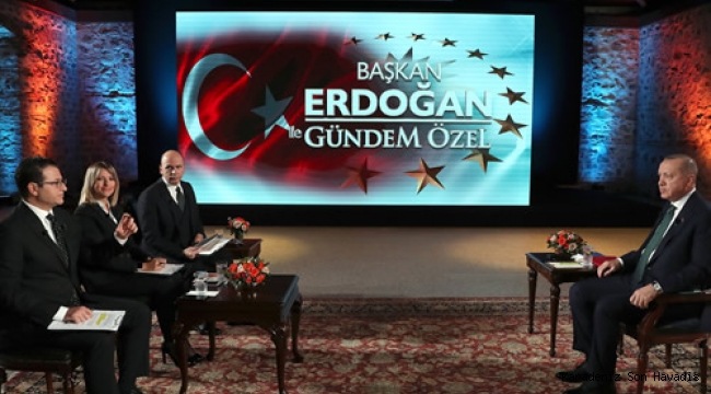 Cumhurbaşkanı Erdoğan, A Haber canlı yayınına katıldı