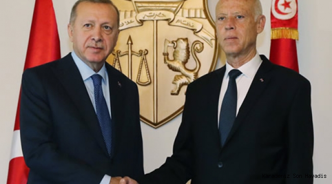 Cumhurbaşkanı Erdoğan Tunus'ta
