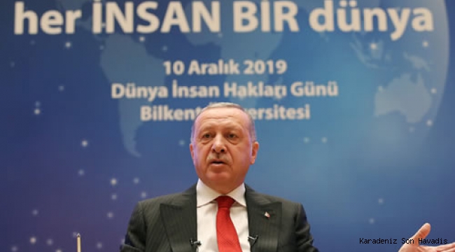 “Dünyanın neresinde bir mazlum, mağdur, hakkı ve hukuku ihlal edilen insan varsa tüm gücümüzle onların yanındayız”