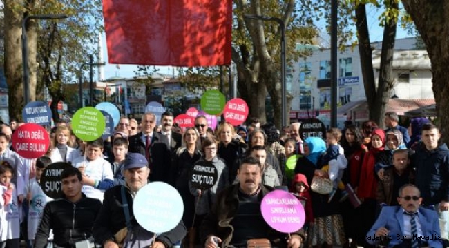 ENGELLERE KARŞI ÖNCE YÜRÜYÜŞ SONRA SERGİ