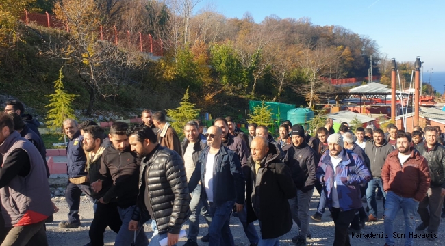 HEMA 'da maaşlarını alamayan işçiler eylem başlattı