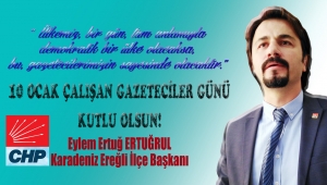 10 OCAK ÇALIŞAN GAZETECİLER GÜNÜ KUTLU OLSUN