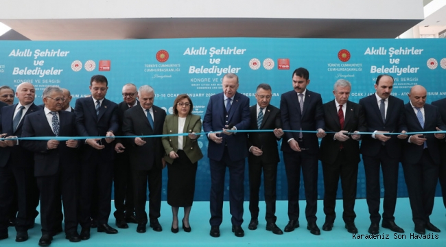 Cumhurbaşkanı Erdoğan, Akıllı Şehirler ve Belediyeler Kongre ve Sergisi Açılışında Konuştu