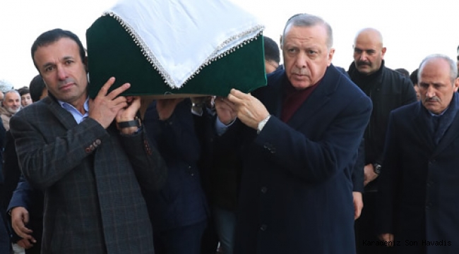 Cumhurbaşkanı Erdoğan, Azize Acar’ın cenaze törenine katıldı