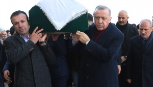 Cumhurbaşkanı Erdoğan, Azize Acar’ın cenaze törenine katıldı