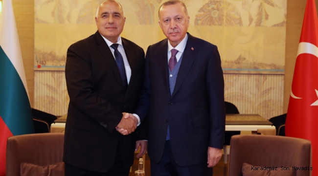 Cumhurbaşkanı Erdoğan, Bulgaristan Başbakanı Borisov ile görüştü