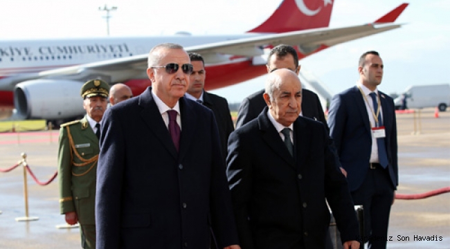Cumhurbaşkanı Erdoğan Cezayir’de