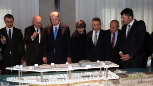 Cumhurbaşkanı Erdoğan, Galataport Projesi'nde incelemelerde bulundu