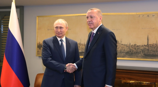 Cumhurbaşkanı Erdoğan, Rusya Devlet Başkanı Putin ile bir araya geldi