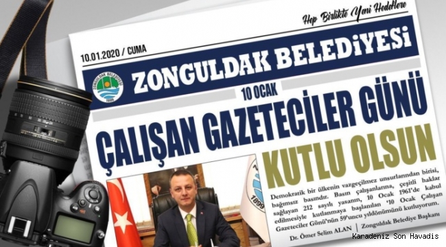 DR. ÖMER SELİM ALAN 10 OCAK ÇALIŞAN GAZETECİLER GÜNÜ’NÜ KUTLADI