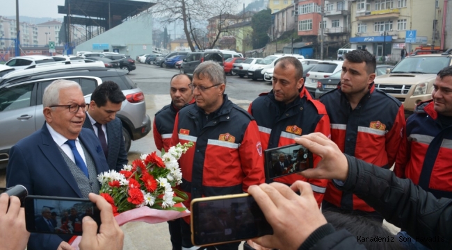 ELAZIĞ’A YARDIMA GİDEN İTFAİYE EKİBİ, EREĞLİ’YE DÖNDÜ