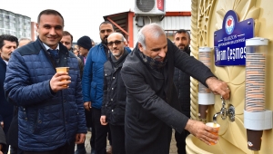 BAŞKAN ZORLUOĞLU OTOBÜS ŞOFÖRLERİNE ÇORBA İKRAM ETTİ