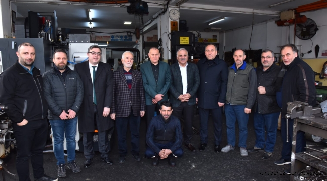 Başkan Zorluoğlu, sanayi esnafını ziyaret etti