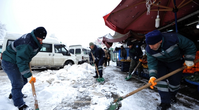 BÜYÜKŞEHİR BUZLANMAYA KARŞI UYARDI