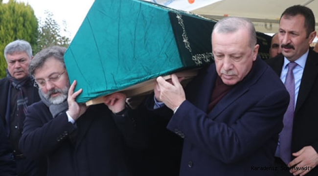 Cumhurbaşkanı Erdoğan, Alaaddin Şahin'in cenaze törenine katıldı