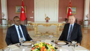 Cumhurbaşkanı Erdoğan, Gine Bissau Seçilmiş Cumhurbaşkanı Embalo ile görüştü