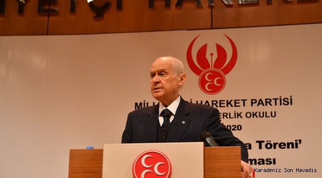 Devlet Bahçeli siyaset ve liderlik okulu’nun 15. dönem mezuniyet töreninde konuştu