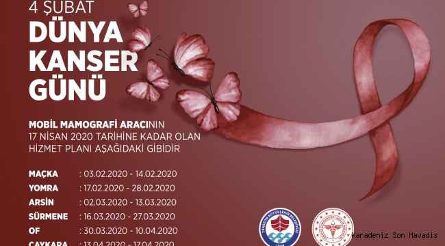ERKEN TANI HAYAT KURTARIR. KANSER TARAMANIZI YAPTIRDINIZ MI?