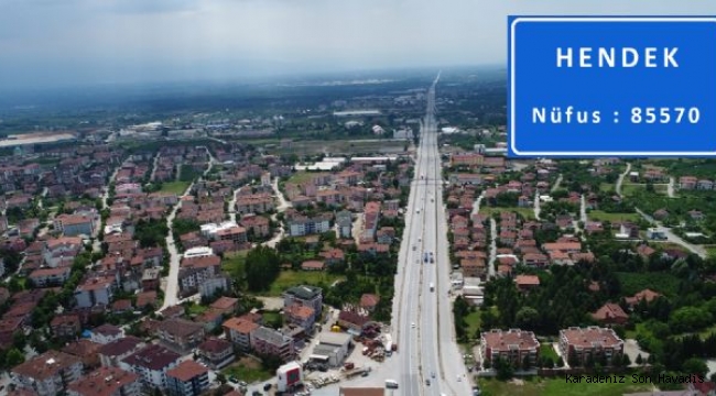 HENDEK NÜFUSU 85.570 OLDU