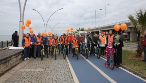 KANSERE KARŞI PEDAL ÇEVİRDİLER
