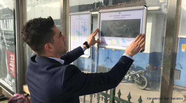 OTOBÜS DURAKLARINA GEÇİŞ VE GÜZERGAH BİLGİLERİ ASILIYOR