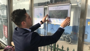 OTOBÜS DURAKLARINA GEÇİŞ VE GÜZERGAH BİLGİLERİ ASILIYOR