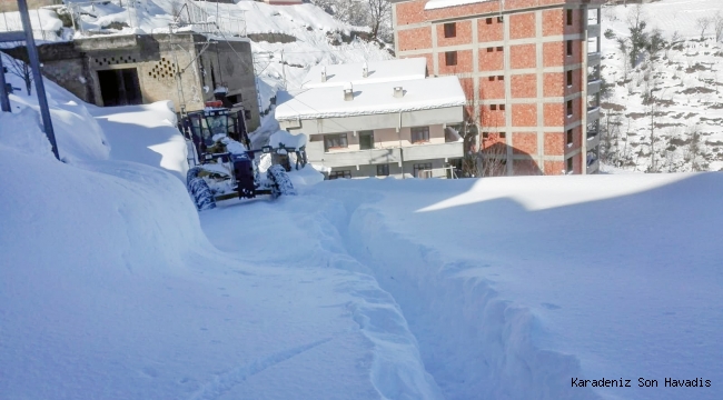 Trabzon Büyükşehir Belediyesi karla mücadele çalışmalarını aralıksız olarak sürdürüyor.