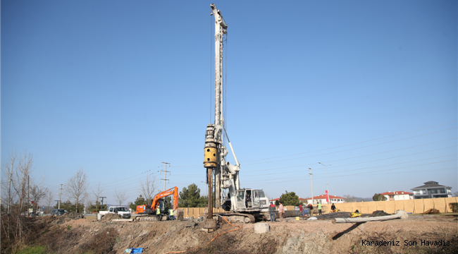 Yeni köprü ve duble yol için çalışmalar başladı