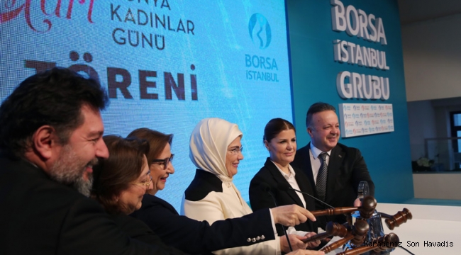 Borsa İstanbul'da gong kadın erkek eşitliği için çaldı