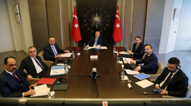 Cumhurbaşkanı Erdoğan, video konferans yoluyla G-20 Liderler Olağanüstü Zirvesi’ne katıldı