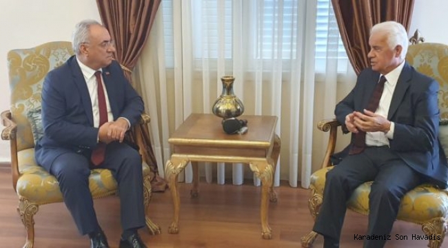 DSP Genel Başkanı Aksakal'ın KKTC temasları