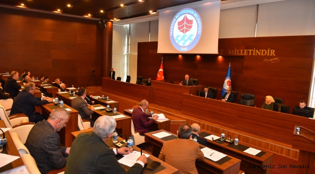 TRABZON BÜYÜKŞEHİR MECLİSİ MART AYI TOPLANTILARI SONA ERDİ
