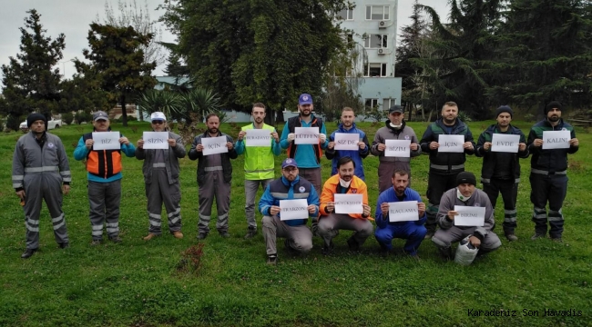  Trabzon'un dört bir yanı dezenfekte ediliyor