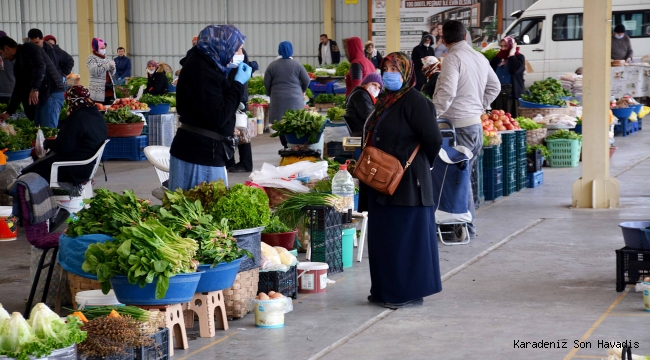 Zabıtadan pazara sıkıyönetim