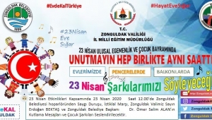 Zonguldak, 23 Nisan'ı evde kutlayacak