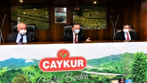 ÇAYKUR 4 İLİN ZİRAAT ODALARI İLE ORTAKLAŞA DEĞERLENDİRME TOPLANTISI YAPTI