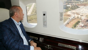 Cumhurbaşkanı Erdoğan, İstanbul’da yapımı devam eden hastaneleri havadan inceledi