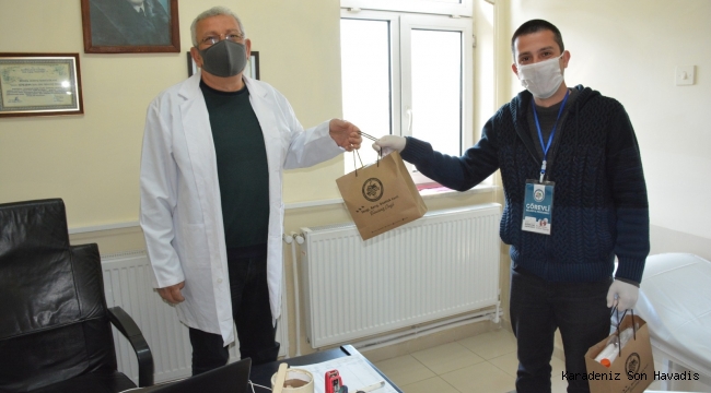 KDZ. EREĞLİ BELEDİYESİ SAĞLIK OCAKLARINA MASKE DAĞITTI