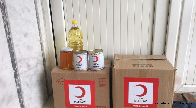 Kızılay ilk 30 bin gıda kolisini ihtiyaç sahiplerine ulaştırdı