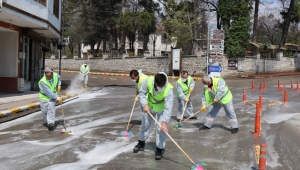 Safranbolu Belediyesi Dezenfektasyon Çalışmaları Hız Kesmeden Devam Ediyor