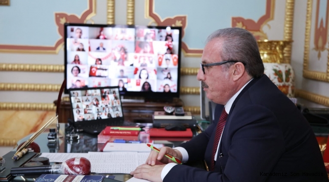 TBMM BAŞKANI ŞENTOP, 81 İLDEN ÇOCUKLARIN BAYRAMINI EVLERİNDEN KUTLADI
