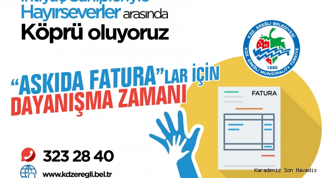 ASKIDA FATURALAR İÇİN SEVGİ VE DOSTLUK ELİ” UYGULAMASI BAŞLATTI